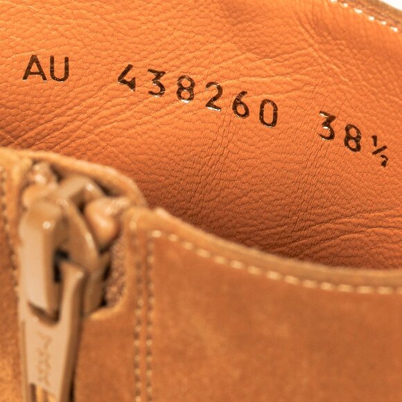 Saint Laurent Babies 70s Fringe Camel-Brown Suede Boots - Picture 11 of 11